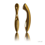 Olga is an elegant and luxurious pleasure object, crafted in 18K gold plate.