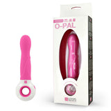 You can enjoy flirting with this intensive G-Spot vibrator through the rippled sleeve and flower design.