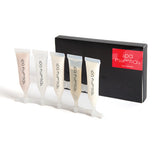 Includes 5 tubes with 10 ml of different kinds of spa products.