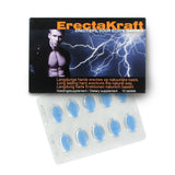 Difficulties in obtaining and maintaining a good, hard erection belong to the past after using Erectakraft. This pill promotes a safe and natural way to power your erection, so you can enjoy sex faster and longer.