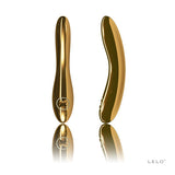 Inez is an elegant and luxurious pleasure object with an energetic buzz, crafted in stainless steel or 24K gold-plate.