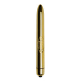 This ultra long, slender bullet is great to reach those deeper area. Supplied in its luxury hard box packaging this gold bullet is sure to be a fantastic gift!