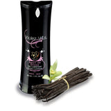 The water-based lubricant, "Voulez-Vous...", gives a sensation of extreme sweetness.