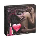 The Voulez-Vous gift box will allow you to play with yours and your partner's senses.