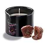 "Light, smell, massage and savour"; these four words describe perfectly the virtues of the Voulez-Vous
massage candle...