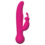 Admire this attractive vibe for its pretty bunny clitoral attachment. The seductive dual-stimulating ears animate the body with an alluring charm.