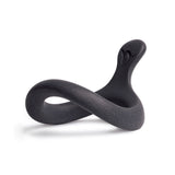 An ergonomically shaped cockring which follows the natural curves of the male body.