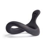 An ergonomically shaped cockring which follows the natural curves of the male body.