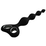 A soft and supple silicone chain, progressively getting larger in size, of clever design for a soft anal stimulation.