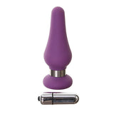 Conceptive in design and made of soft silicone, this plug has a mini vibrator inserted at the bottom of the plug to transform the sex toy to give multiple sensations.