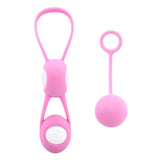 A pair of vibrating white, glossy benwa balls enclosed in removable silicone casing and a single silicone vibrating benwa ball.