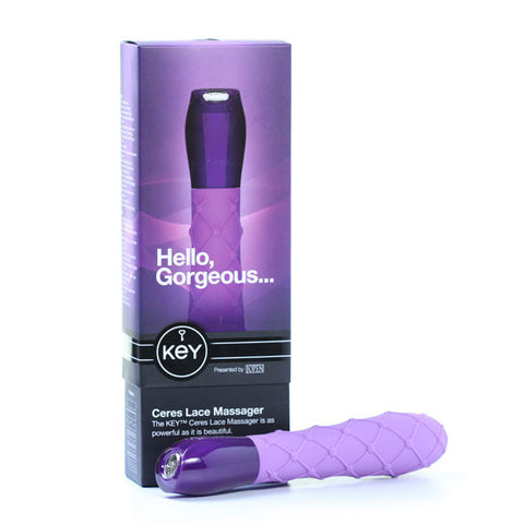 Key by Jopen - Ceres Lace Massager Purple