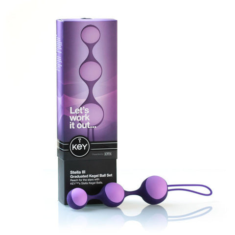 Key by Jopen - Stella III Kegel Ball Set Purple