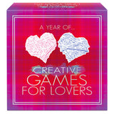 This compilation game set includes 52 different creative games that you and your lover can use to engage in a new adventure for each weekend of an entire year.