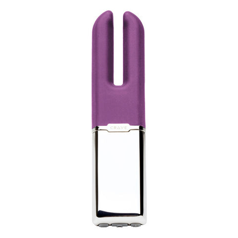 Crave - Duet Vibrator Purple