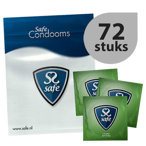 Safe - Caring Condoms Aloe Vera 72 pcs